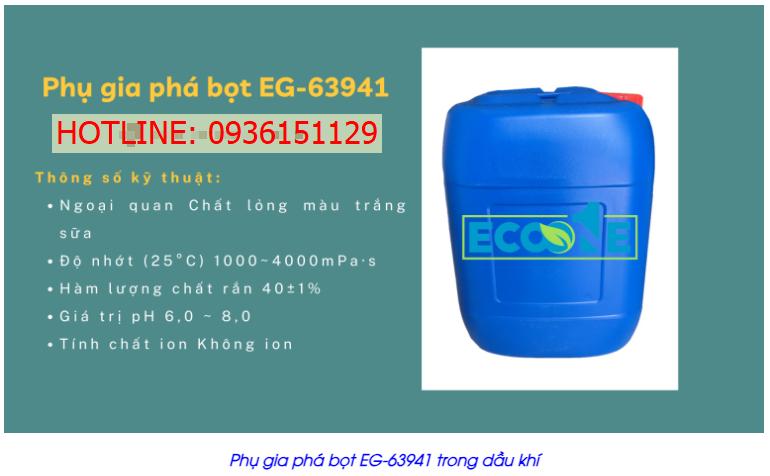 Phụ gia phá bọt EG-63941 trong dầu khí